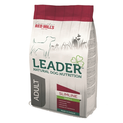 Leader Adult Slimline Small Breed Turkey dry dog food bag, front of pack
