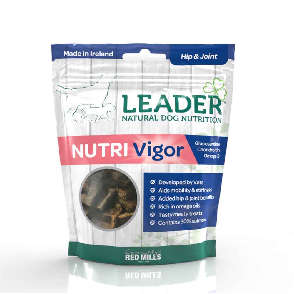 Red Mills Leader Nutri Vigor Hip and Joint Care dog treats 130g pouch, front of pack