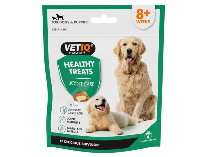 VETIQ Healthy Treats Joint Care for dogs and puppies 70g pack, front