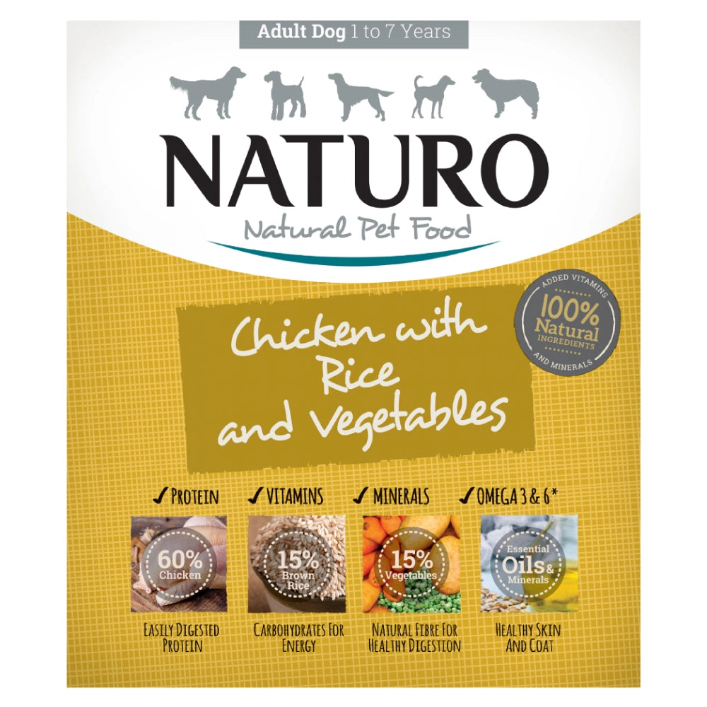 Naturo Adult Dog Chicken with Rice & Vegetables 