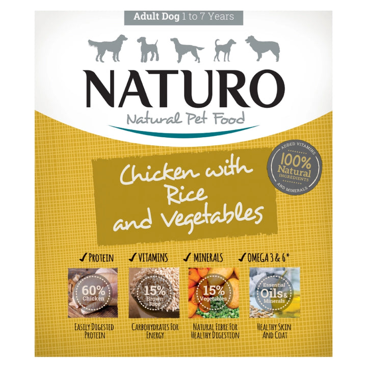 Naturo Adult Dog Chicken with Rice & Vegetables 