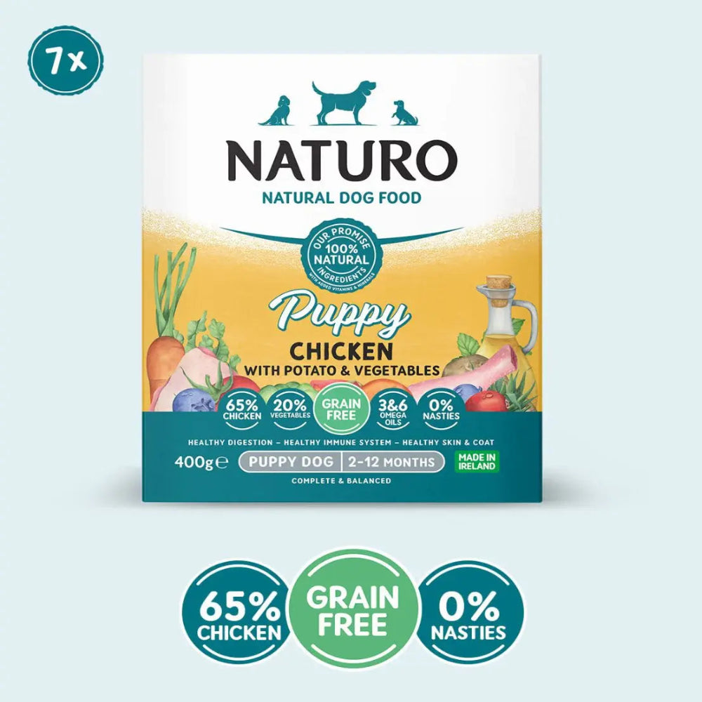 Naturu Puppy Food Chicken 400g
