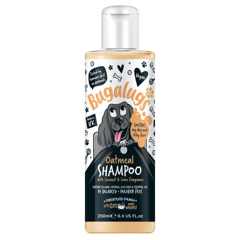 Bugalugs Oatmeal Dog Shampoo with Coconut & Lime 500ml - PetWorld