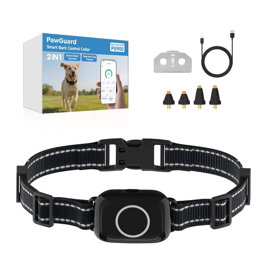 PawGuard PG900 smart anti bark collar with app control