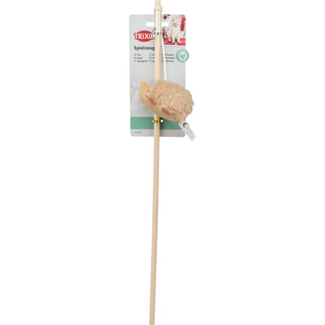Trixie Christmas Playing rod with Hedgehog Cat Toy 48cm