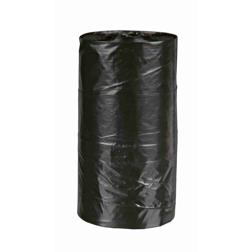 Single roll of black Trixie dog dirt bags