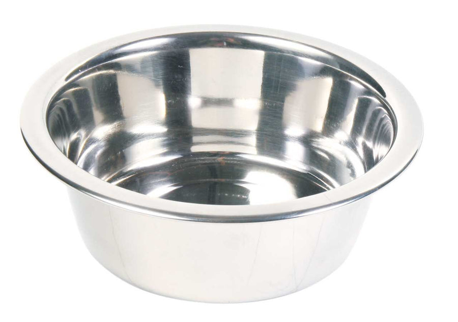 Trixie stainless steel bowl 750ml, 17cm diameter, with wide rim