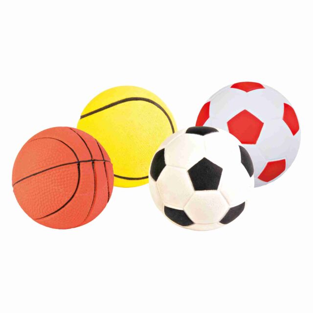 Trixie Assorted Soft Play Dog Ball 6CM