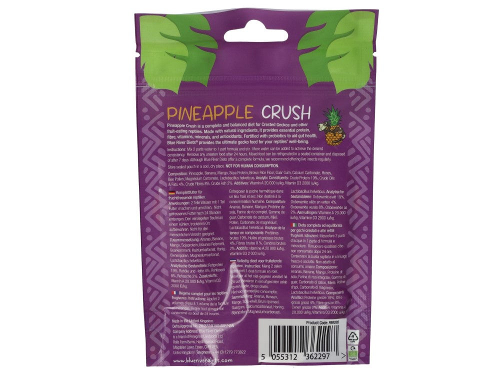 Blue River Pineapple Crush Gecko Food 60g