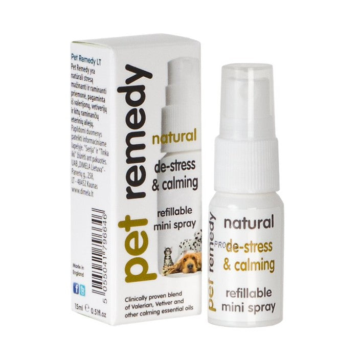 Pet Remedy Mini Calming Spray 15ml.
