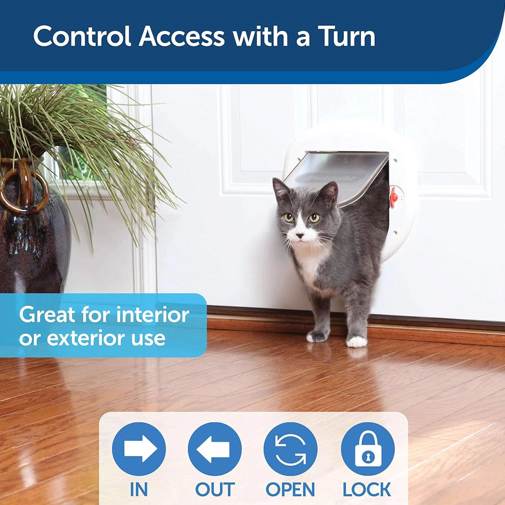 Petsafe Staywell Big Cat/Small Dog Pet Door – White