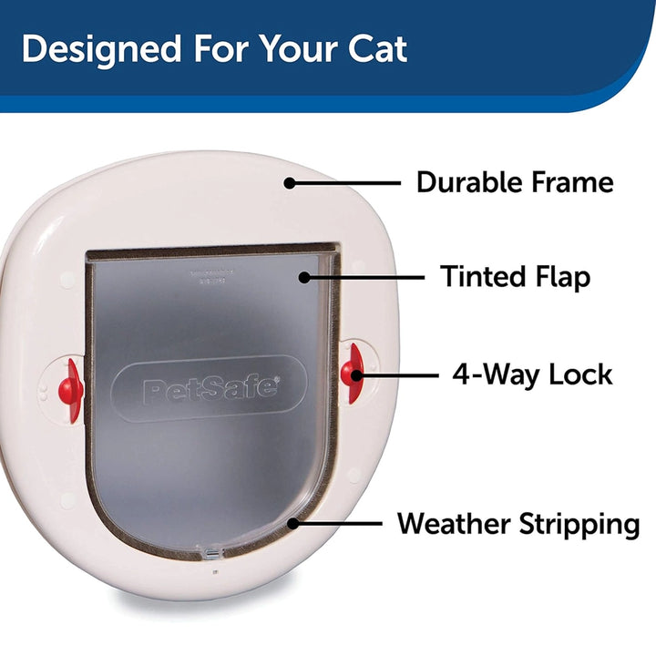 Petsafe Staywell Big Cat/Small Dog Pet Door – White