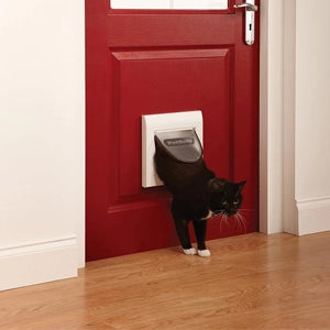 Petsafe Staywell Classic Cat Flap – Magnetic 4-Way Locking System