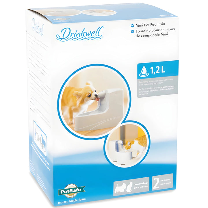 Drinkwell Mini Pet Water Fountain 1.2L
