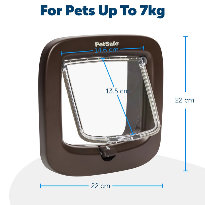 Petsafe Manual-Locking Cat Flap – White