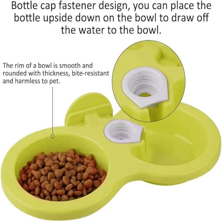 Details of Plastic Twin Pet Bowl