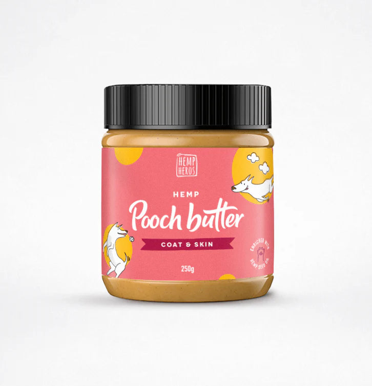 Hemp Heros Skin & Coat Pooch Butter for Dogs | Hemp Infused & All Natural