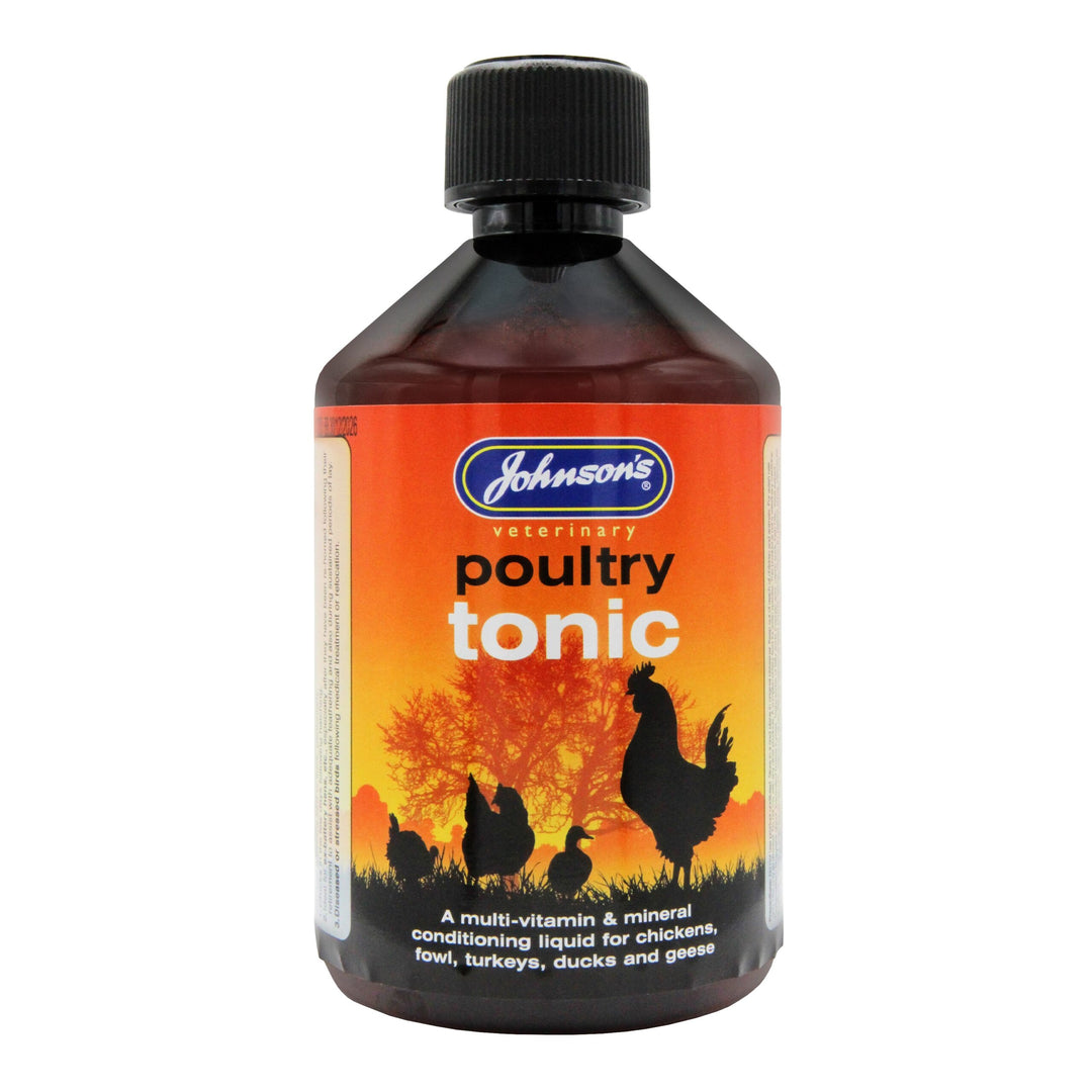 Johnson's Poultry Tonic 500ml bottle, front