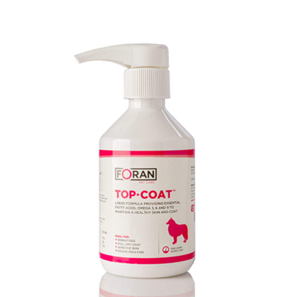 Foran Pet Care Topcoat – Essential Fatty Acid Supplement for Dogs