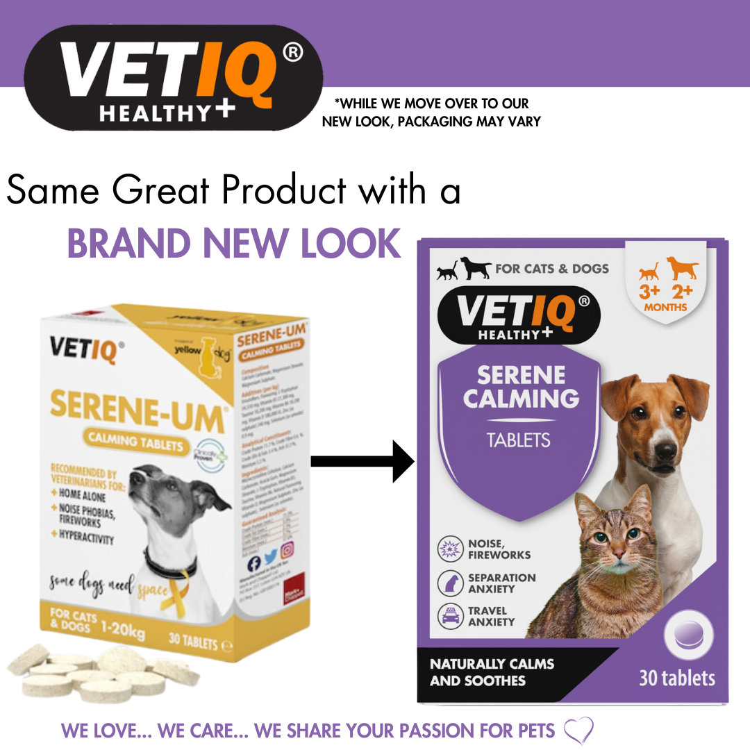 VetIQ Serene-UM is now VetIQ Serene Calming: same product, new packaging