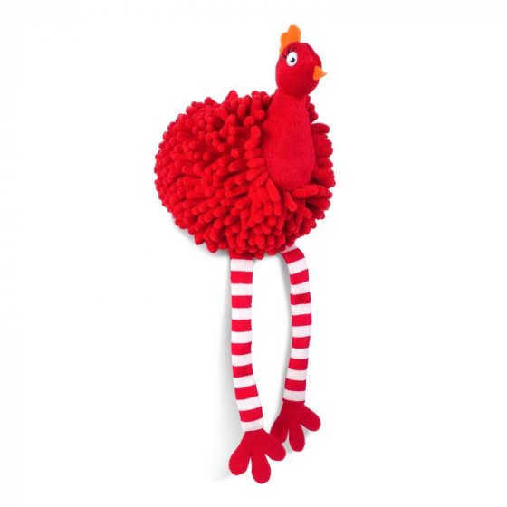 Red Noodly Partridge Plush dog Toy - PetWorld