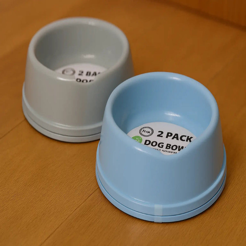 Round Dog Bowls 2PK
