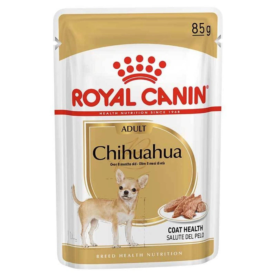 Royal Canin Adult Chihuahua Dog Food Loaf – nutritious wet food for small breed dogs.