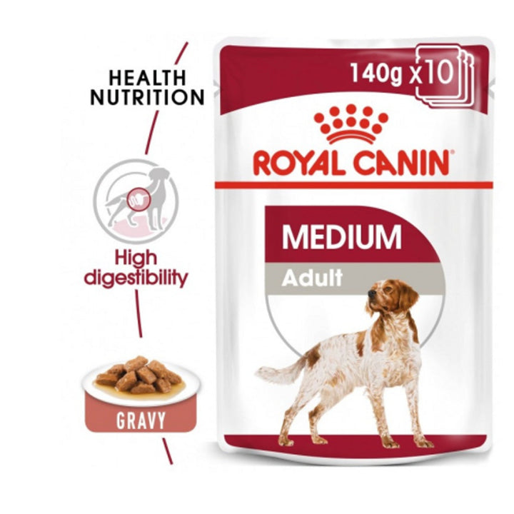 Royal Canin Pouch Dog Food Medium Adult 140g