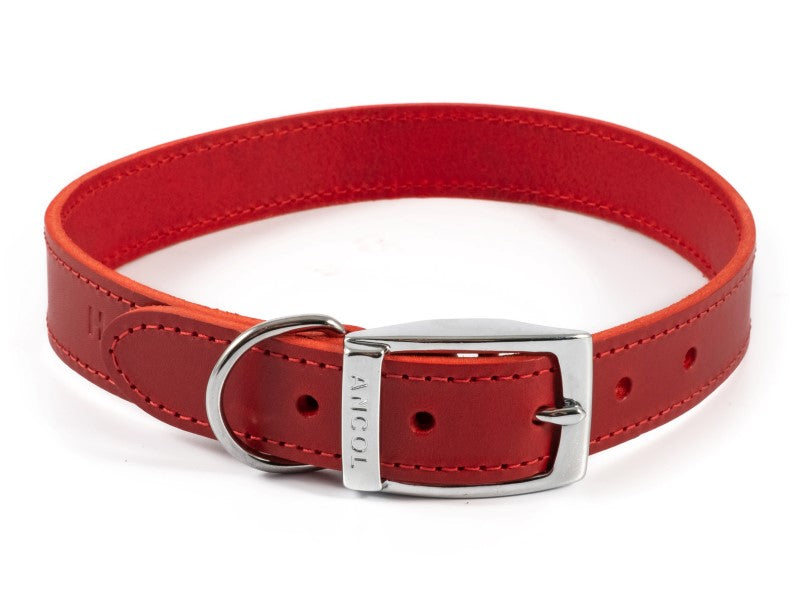 SEWN LINED COLLAR RED 18 S4