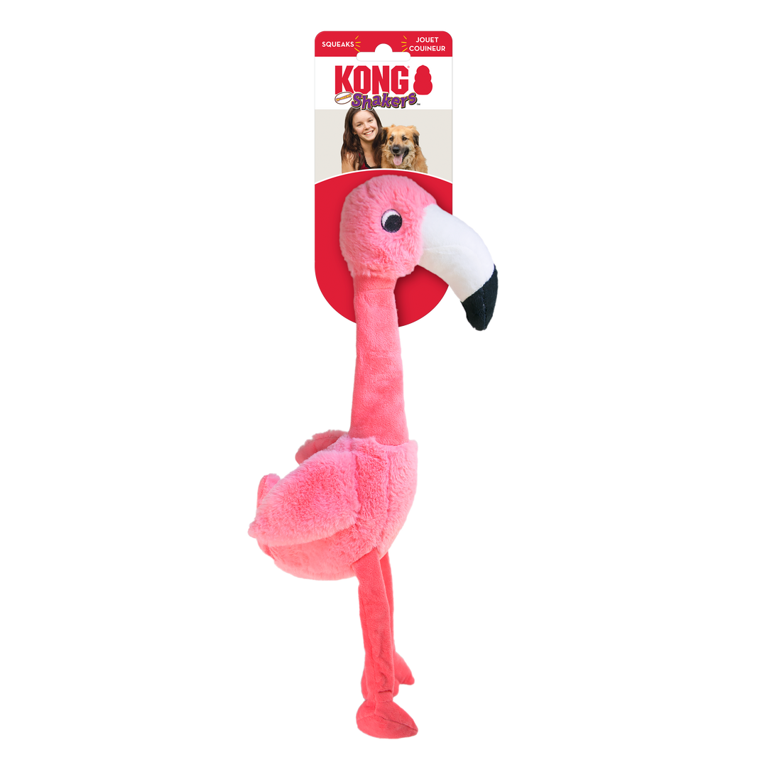 KONG  Shaker Honker Flamingo
