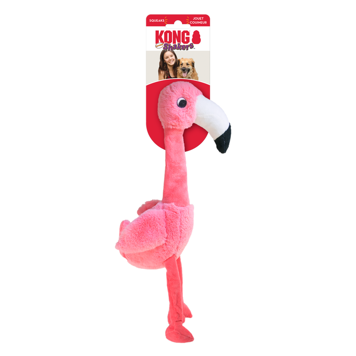 KONG  Shaker Honker Flamingo