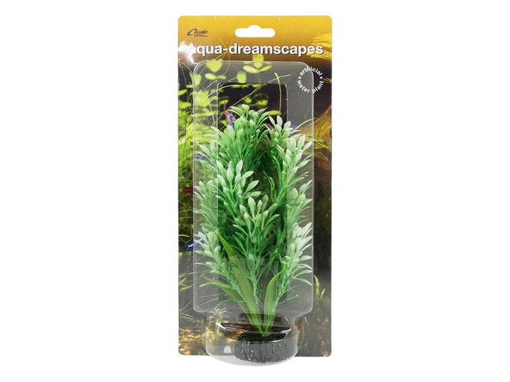 Snow Tip Green Fir Plastic Aquatic Plant 8" /20cm