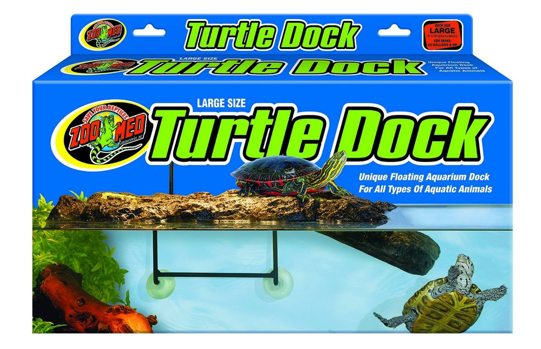 Zoo Med Turtle Dock Large size box, 9 x 18 inch dock for tanks 40 gallons and up