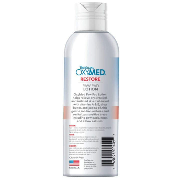 Oxymed Dog Lotion For Pads/Nose/Elbows 40z