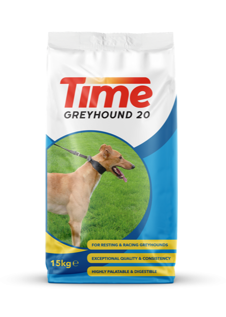 Time Greyhound 20 Dog Food 15kg (formerly Gain Greyhound 20)