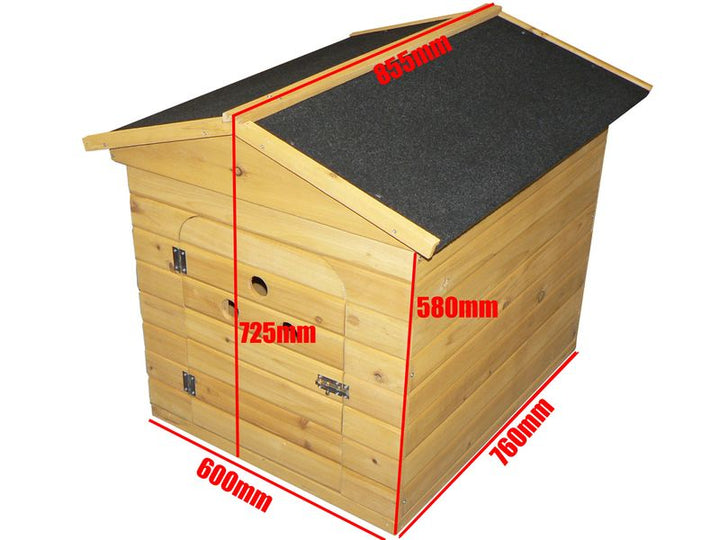 Traditional Apex Wooden Dog Kennel - PetWorld