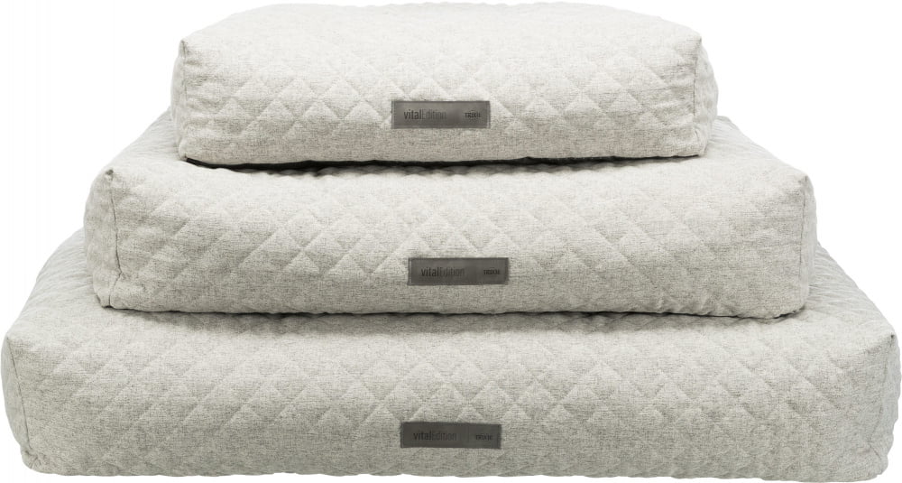 Trixie Noah vital dog cushion square light grey