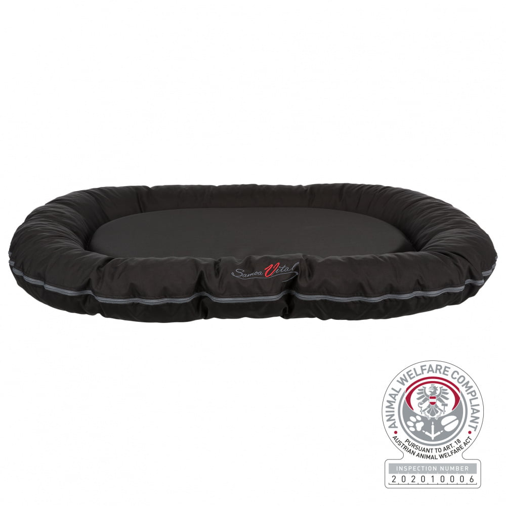 Trixie Samoa Vital cushion oval dog bed black