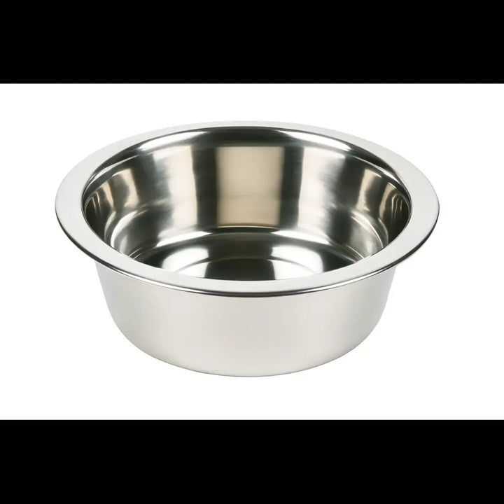 Cat and dog bowl silver