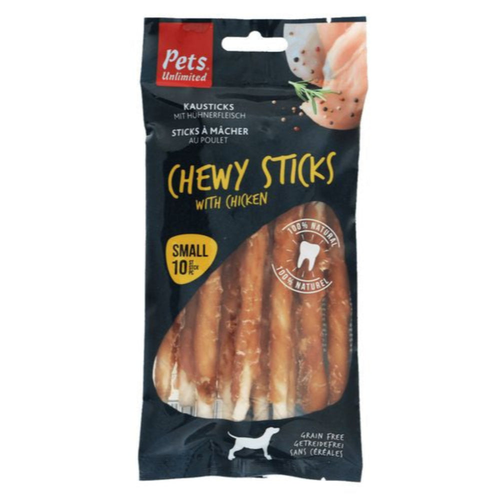 Pets Unlimited Chicken Sticks Dog Treats 10 Pack