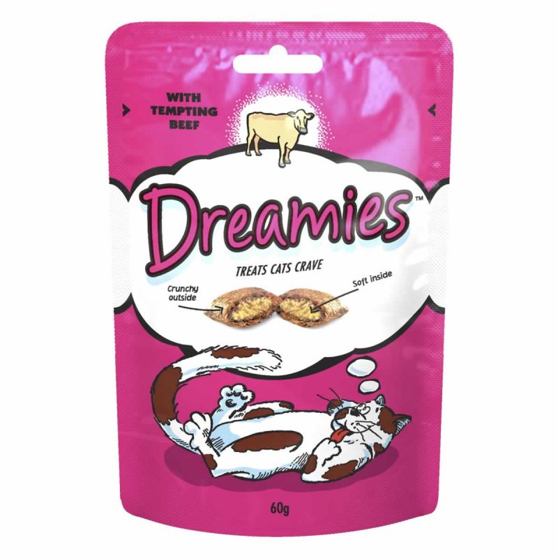 Whiskas Dreamies Beef Cat Pouch