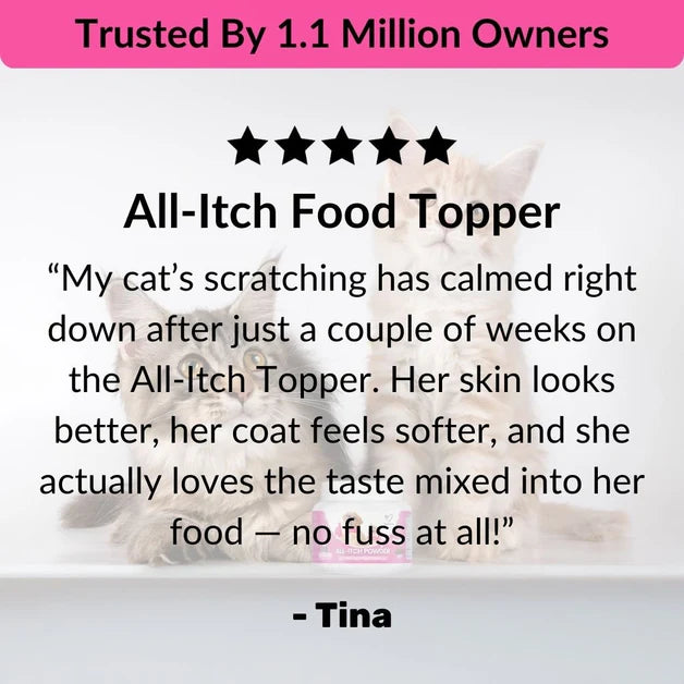 Nutripaw All-itch food topper for itchy, irritated & sensitive cats and dogs