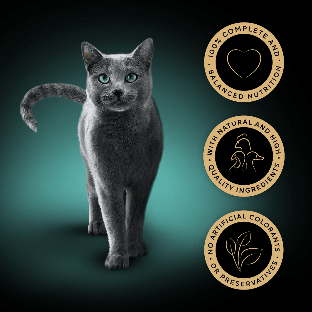 Sheba benefits: 100% complete and balanced, natural and high quality ingredients, no artificial colourants or preservatives