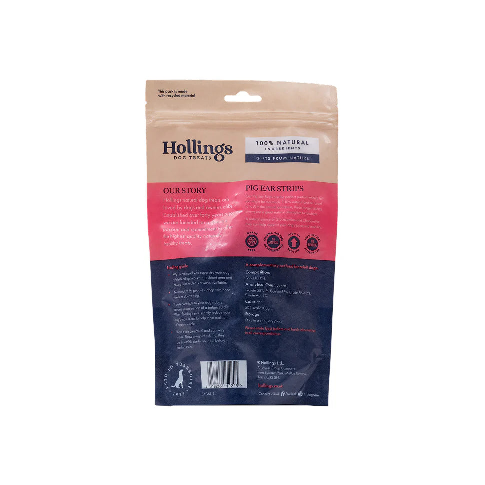 Hollings dog treats packaging 
