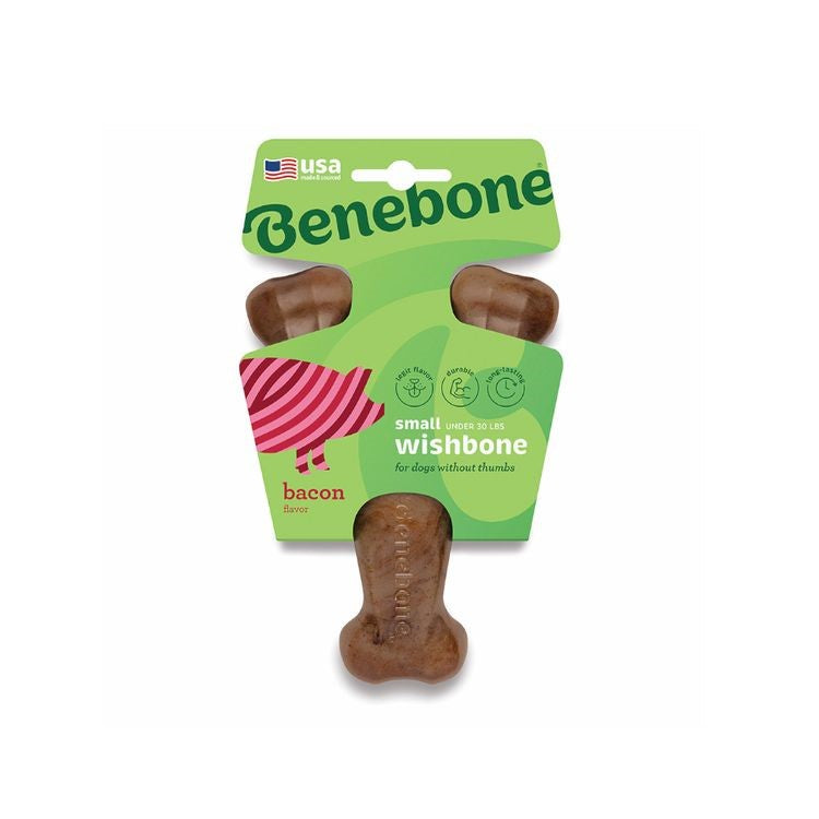 Benebone Wishbone Bacon Dog Chew