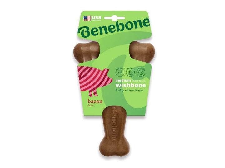 Benebone Wishbone Bacon Dog Chew