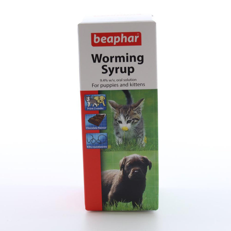 beaphar worming syrup for puppies and kittens