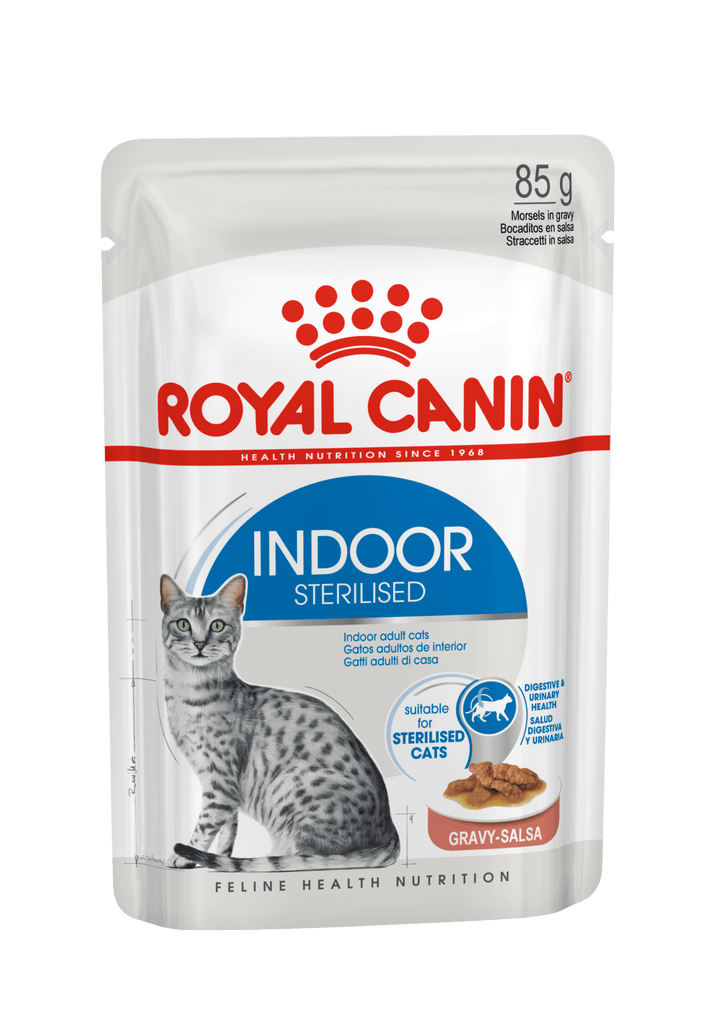 Royal Canin Indoor Sterilised in Gravy 85g - PetWorld