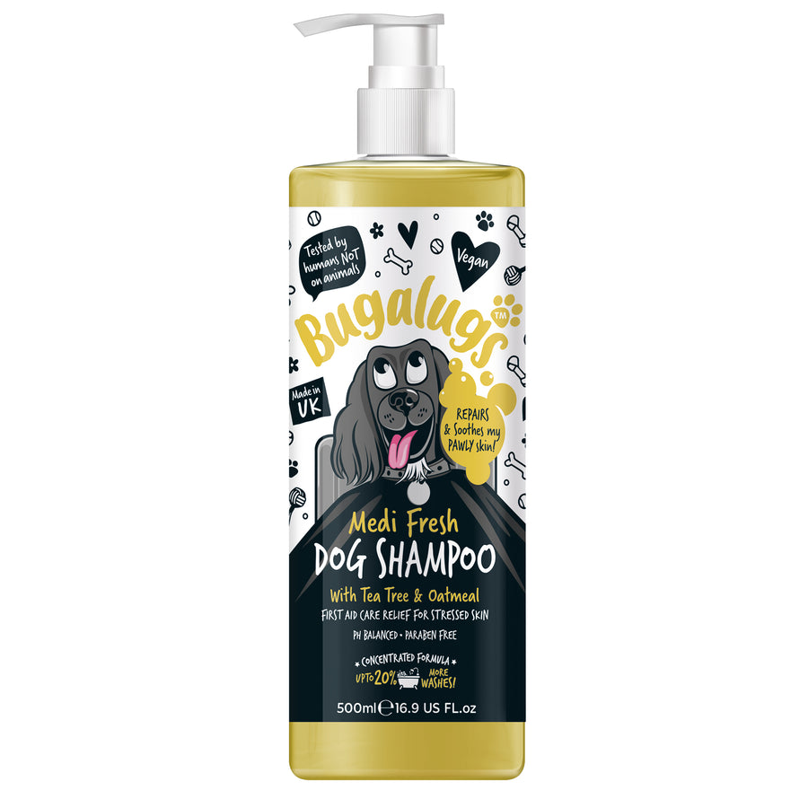bugalugs medi fresh dog shampoo