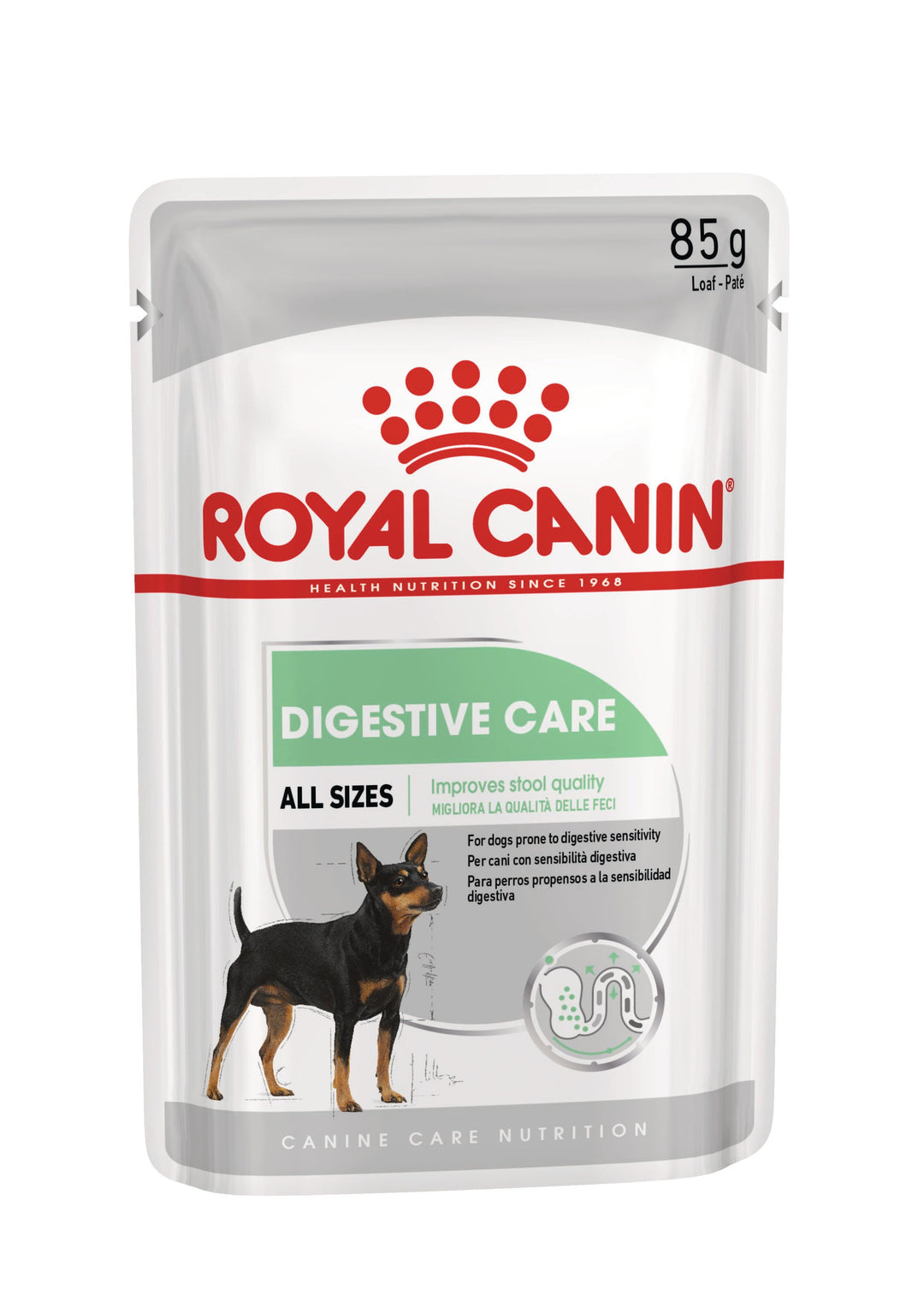 Royal Canin Digestive Care Loaf 85g pouch, front of pack